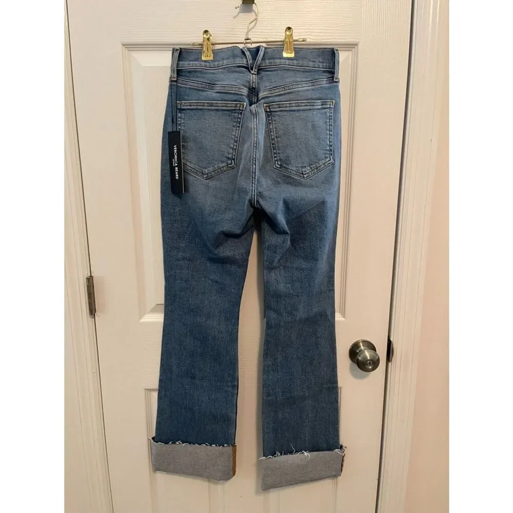 NWT Veronica Beard Cameron Bootcut Mid Rise